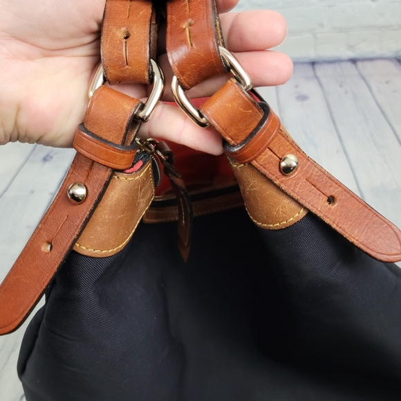 DOONEY & BOURKE | Erika hobo nylon leather trim shoulder bag - Picture 14 of 16